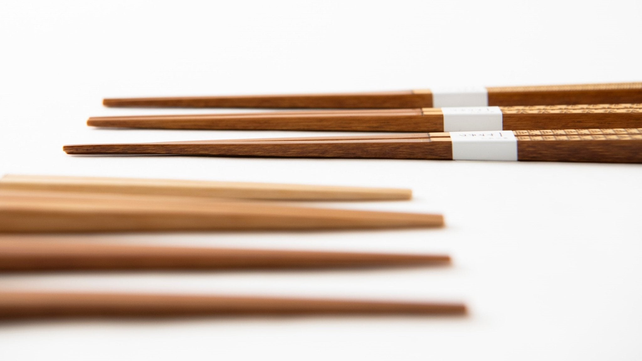 Bamboo chopsticks for a more elegant look