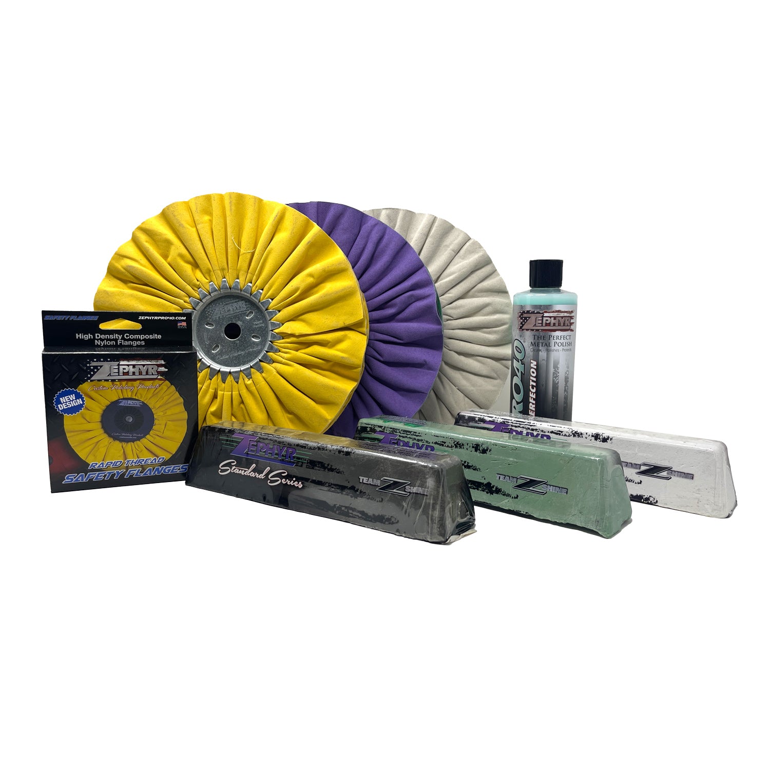 178mm Airflow Alloy Aluminium Polishing Kit - Polishup