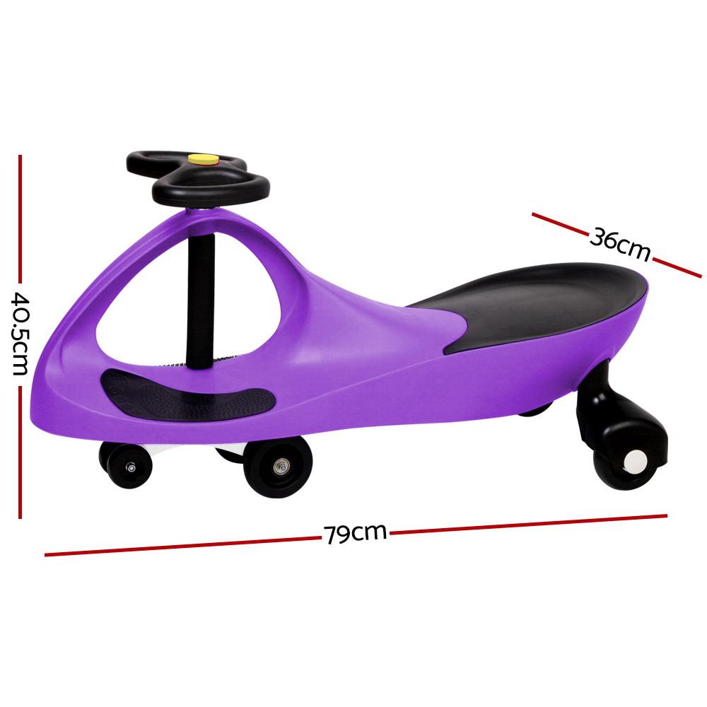 purple swing car