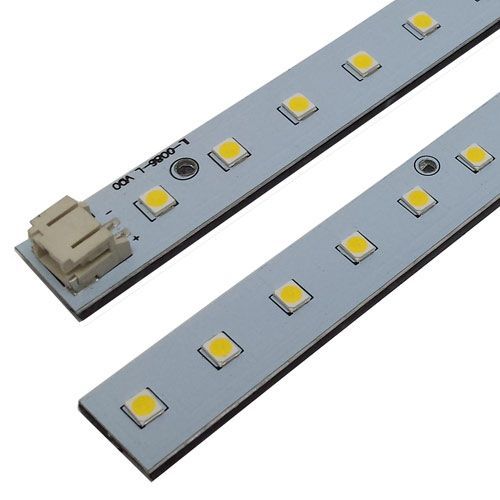 2x8 Magnetic LED Retrofit Kit - Four 4ft Strips w/Frosted Lenses - 49W