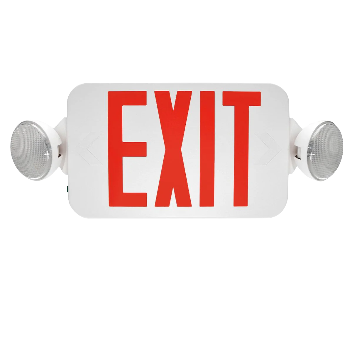 LED Exit Sign & Emergency Light Combo - Remote Capable
