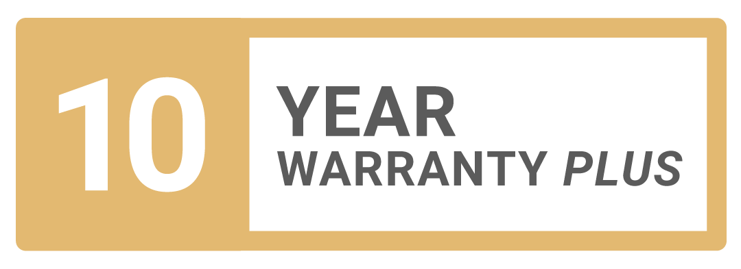 10 year warranty plus