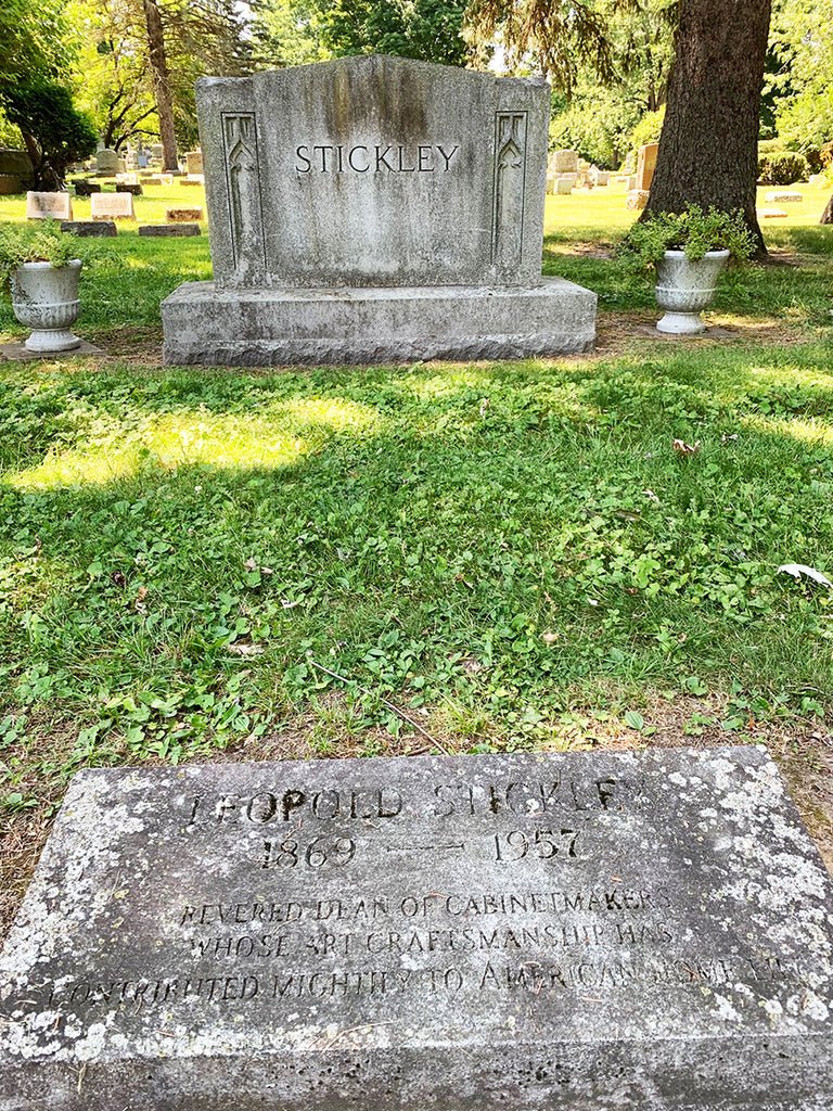 Leopold and Louise Stickley’s graves