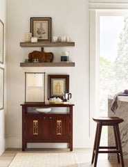 Kitchen with the Meadowflower Cabinet with Centennial finish