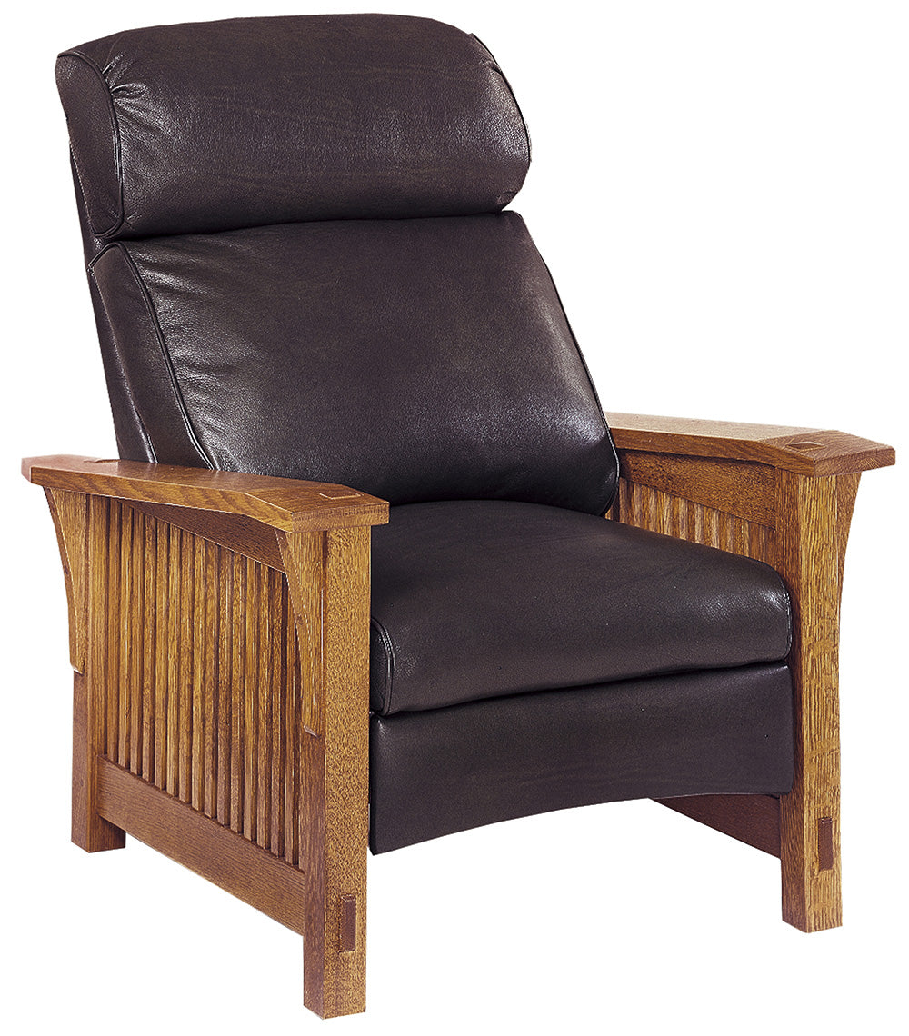 Bustle Back Spindle Morris Manual Recliner – Stickley Brand