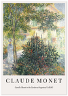 Claude Monet - Camille Monet in the Garden at Argenteuil Plakat
