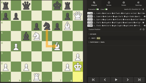 Chess, pawn play