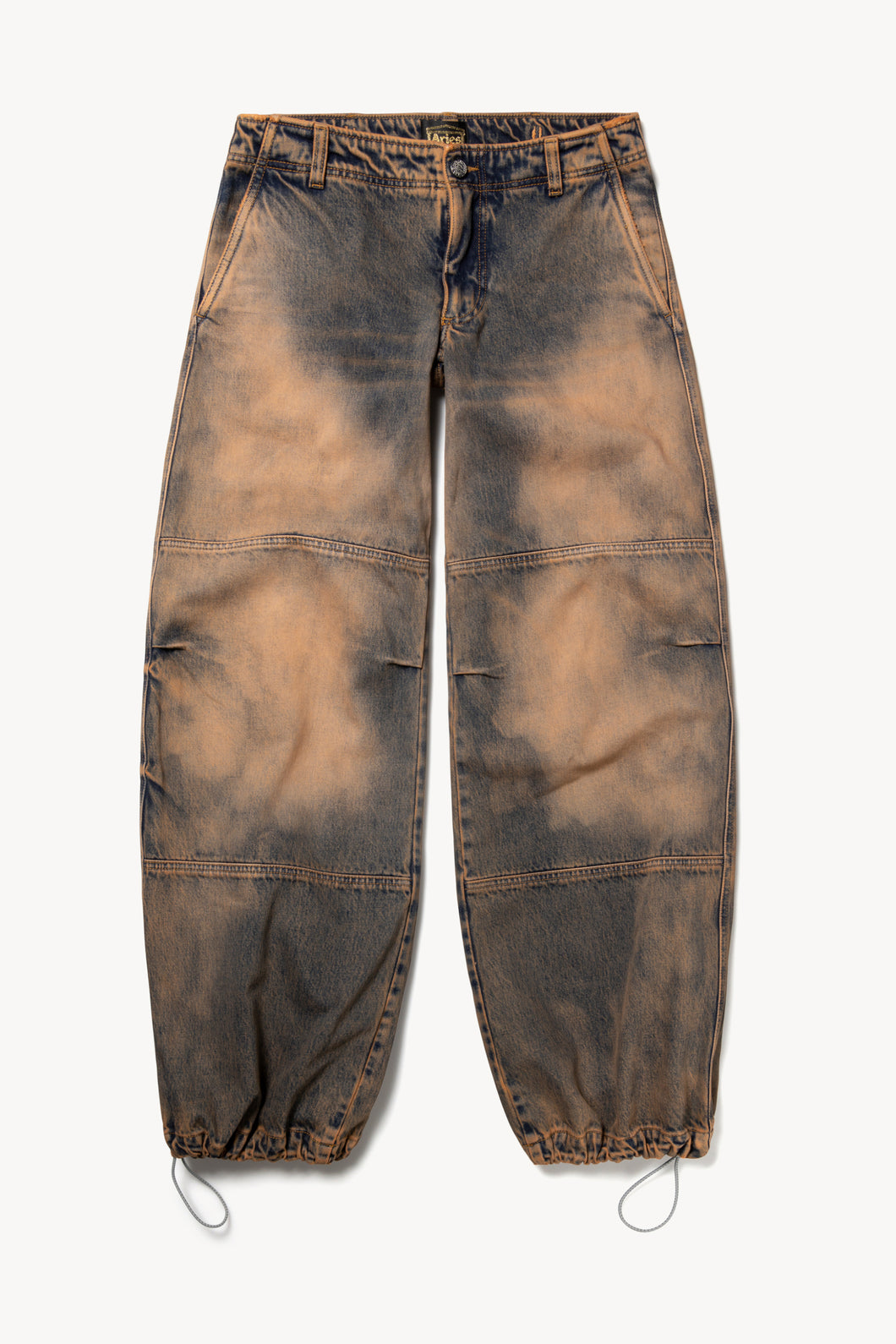 Acid Wash Low Rise Flare Peach – Aries