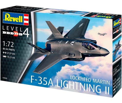 Dalset Oscuro Asombrosamente Modelo a escala 1/72 para armar: AVION F-35A LIGHTNING II – Big Bang Planet  Toys & Hobbies