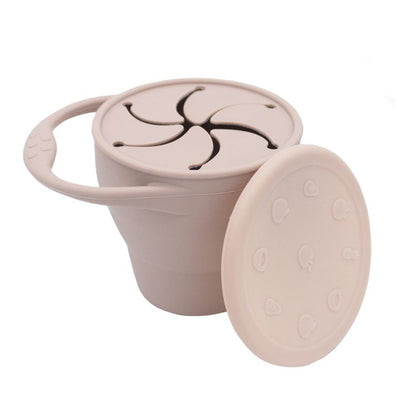 Silicone Collapsible Snack Cup - Fawn