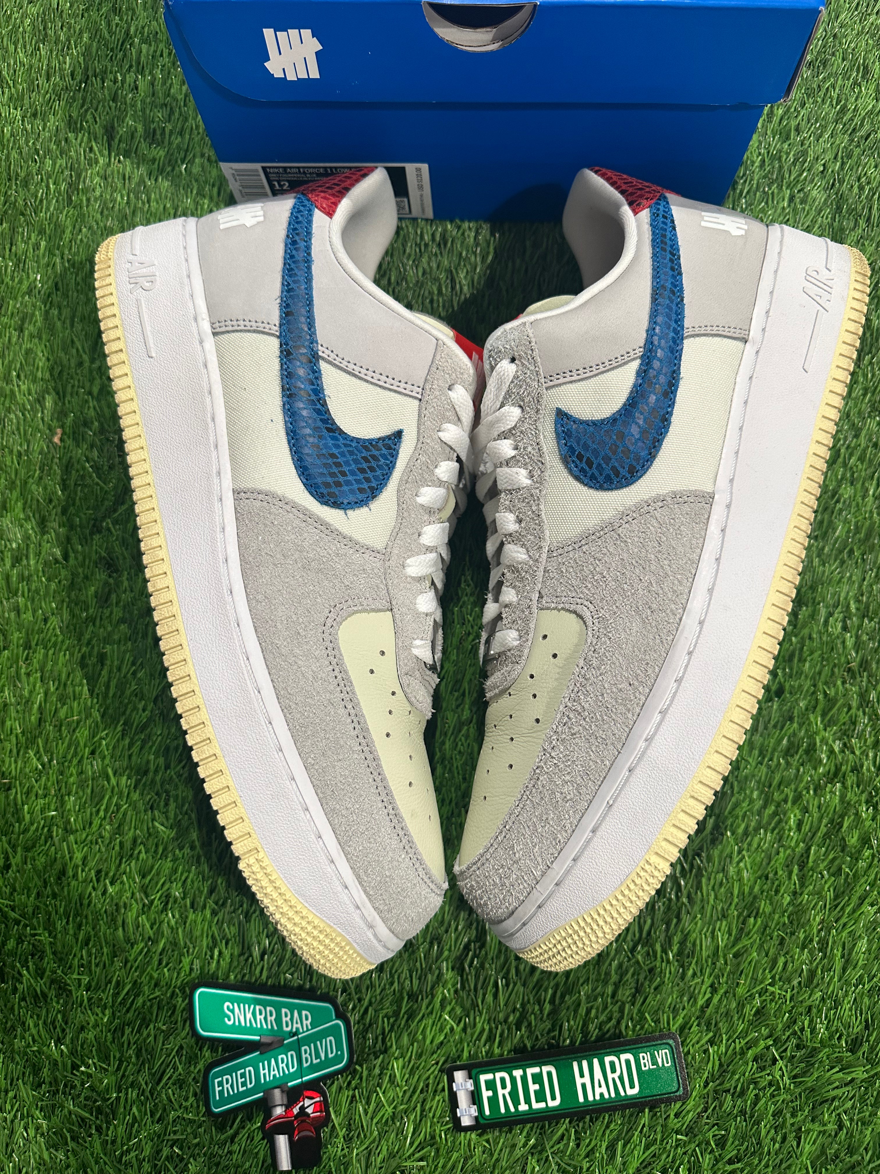 Nike Air Force 1 Low SP Undefeated 5 On It Dunk vs. AF1 12M/13.5W