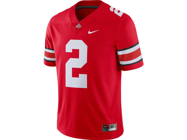 Men's Ohio State Buckeyes Personalized Nike Red Game Jersey / Small