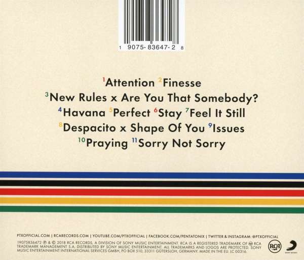 Osta Pentatonix - PTX Presents - Top Pop  (CD) levy netistä –  SumashopFI