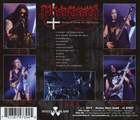 Osta Possessed - Revelations Of Oblivion (CD) levy netistä – SumashopFI
