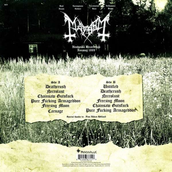 Osta Mayhem - Henhouse Recordings (LP) (Vinyyli) levy netistä – SumashopFI