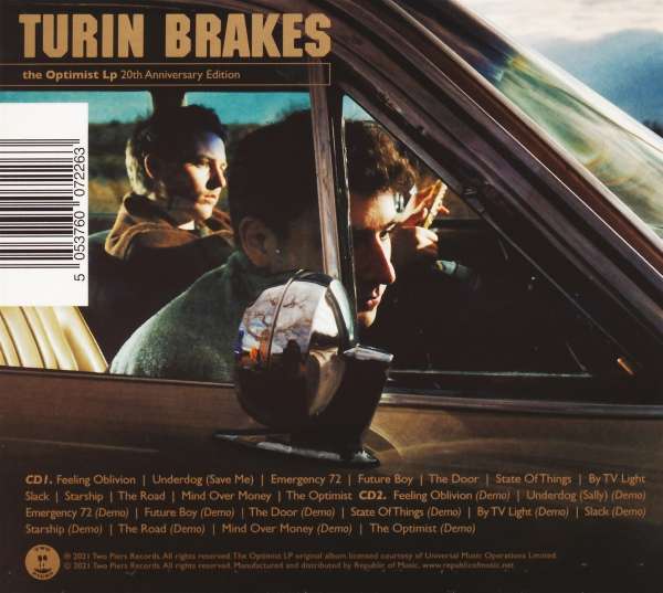 Osta Turin Brakes - The Optimist LP (CD) levy netistä – SumashopFI