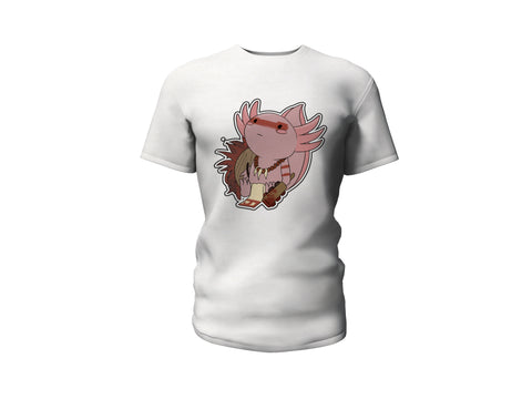 Macuahuitl Axolotl - Short sleeve T-Shirt (White)