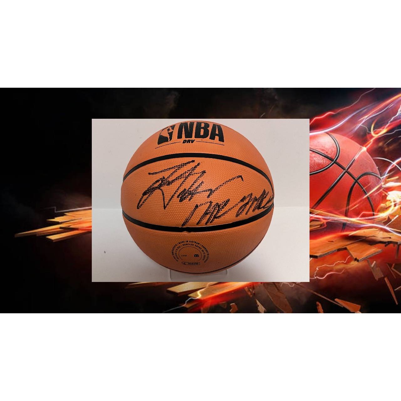 Nikola Jokic Denver Nuggets Wilson full size basketball signed with proof