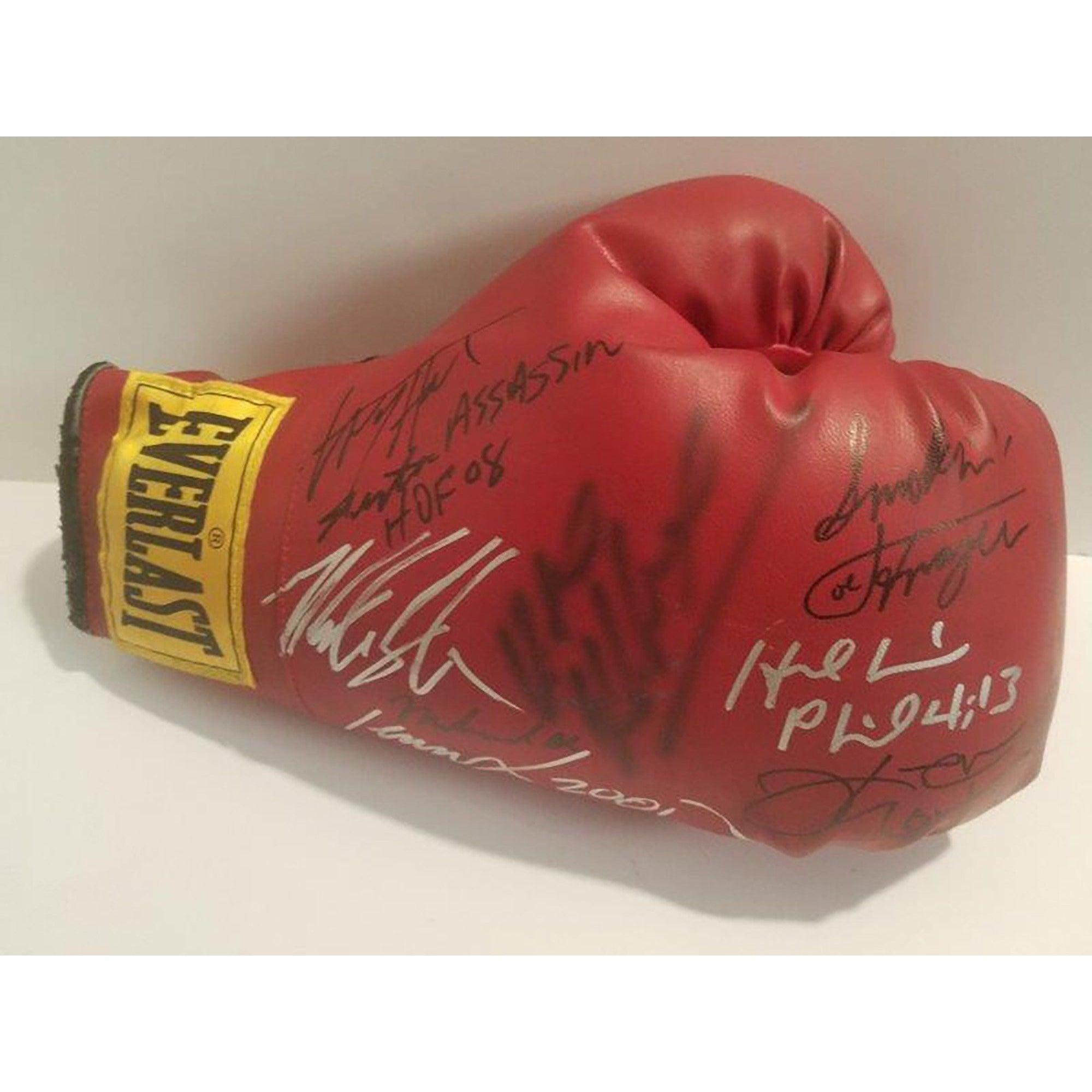 lennox lewis signed glove