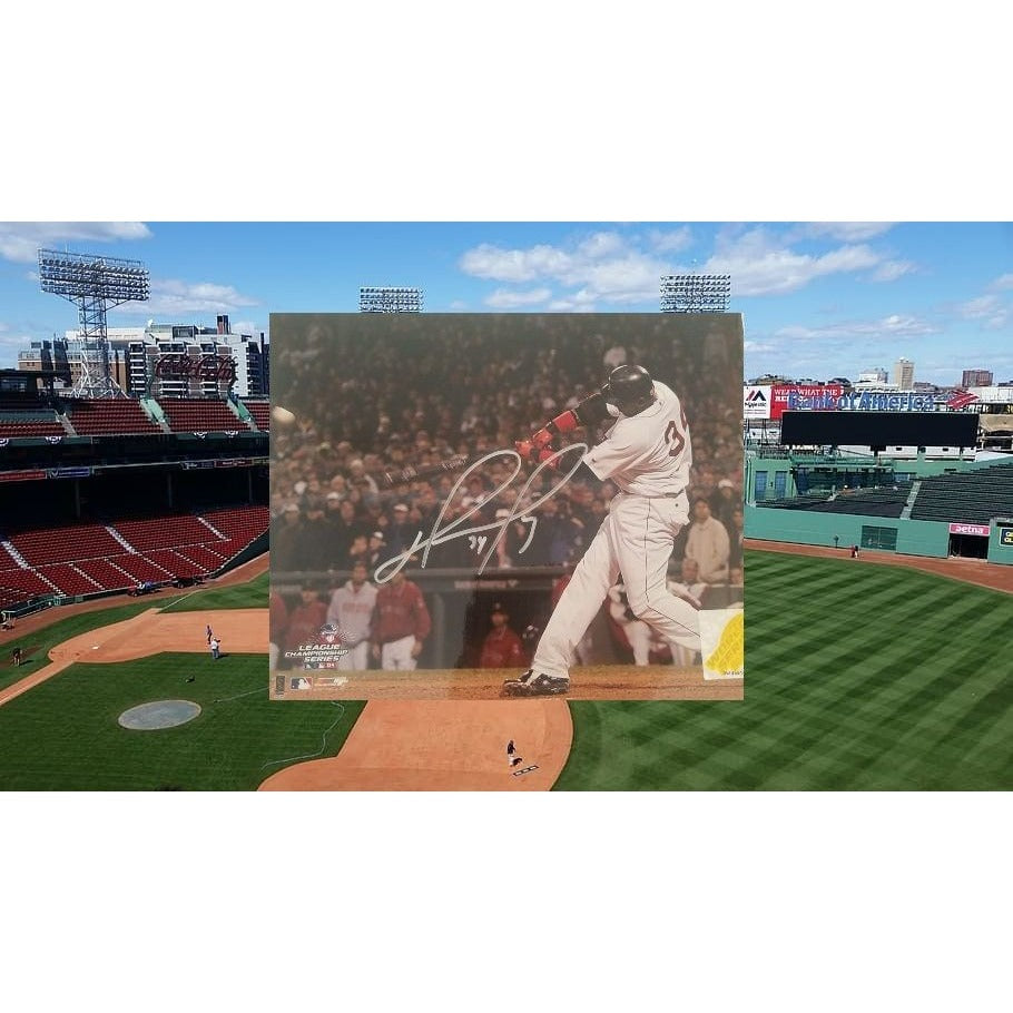 Signed Johnny Damon Picture - 8X10