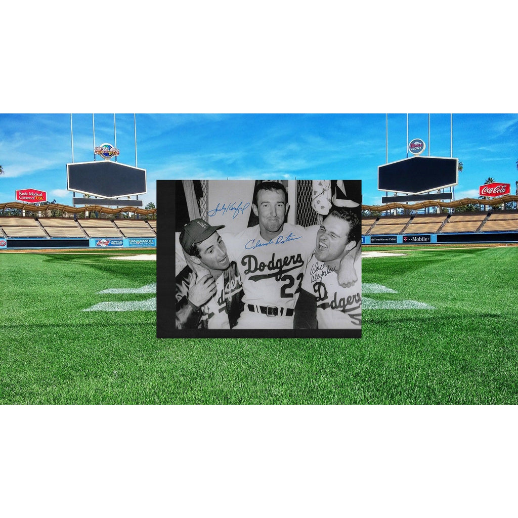 Dodgers Sandy Koufax 8x10 PhotoFile Pitching Grey Jersey Photo Un