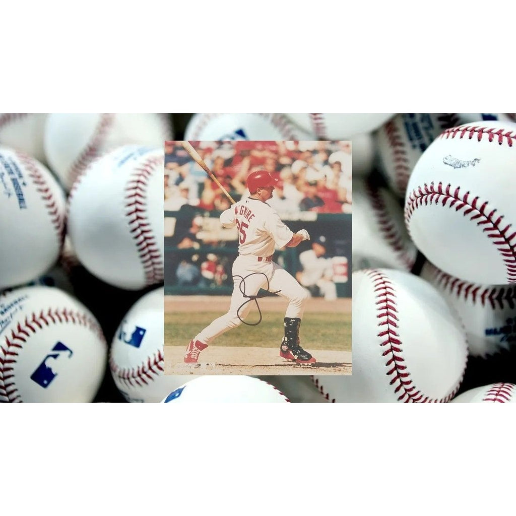 Mark McGwire St Louis Cardinals Autographed Authentic Cooperstown