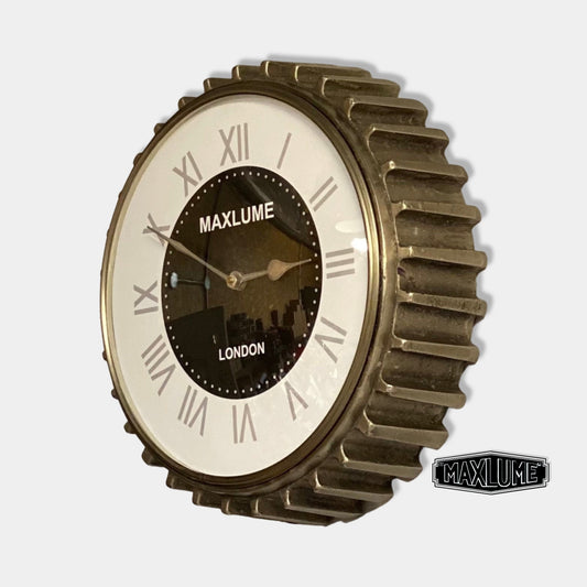 Maxlume ~ Engine Room Solid Cast Ships Clock Nautical Industrial US Na –  BespokeUniqueHome