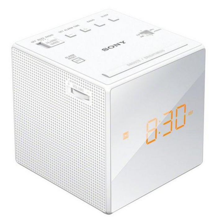 Sony ICF-C1 Clock Radio - White — The Outlet Store