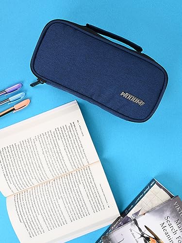 Wooum Pen Organizer Bag Pen Pouch Pencil Case for Students School Supp