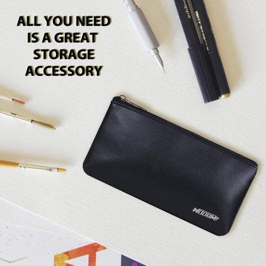 Wooum Large Pencil Case Big Capacity 3 Compartments Canvas Pencil Pouc –  KGU Stores - Basket of Quality Goods