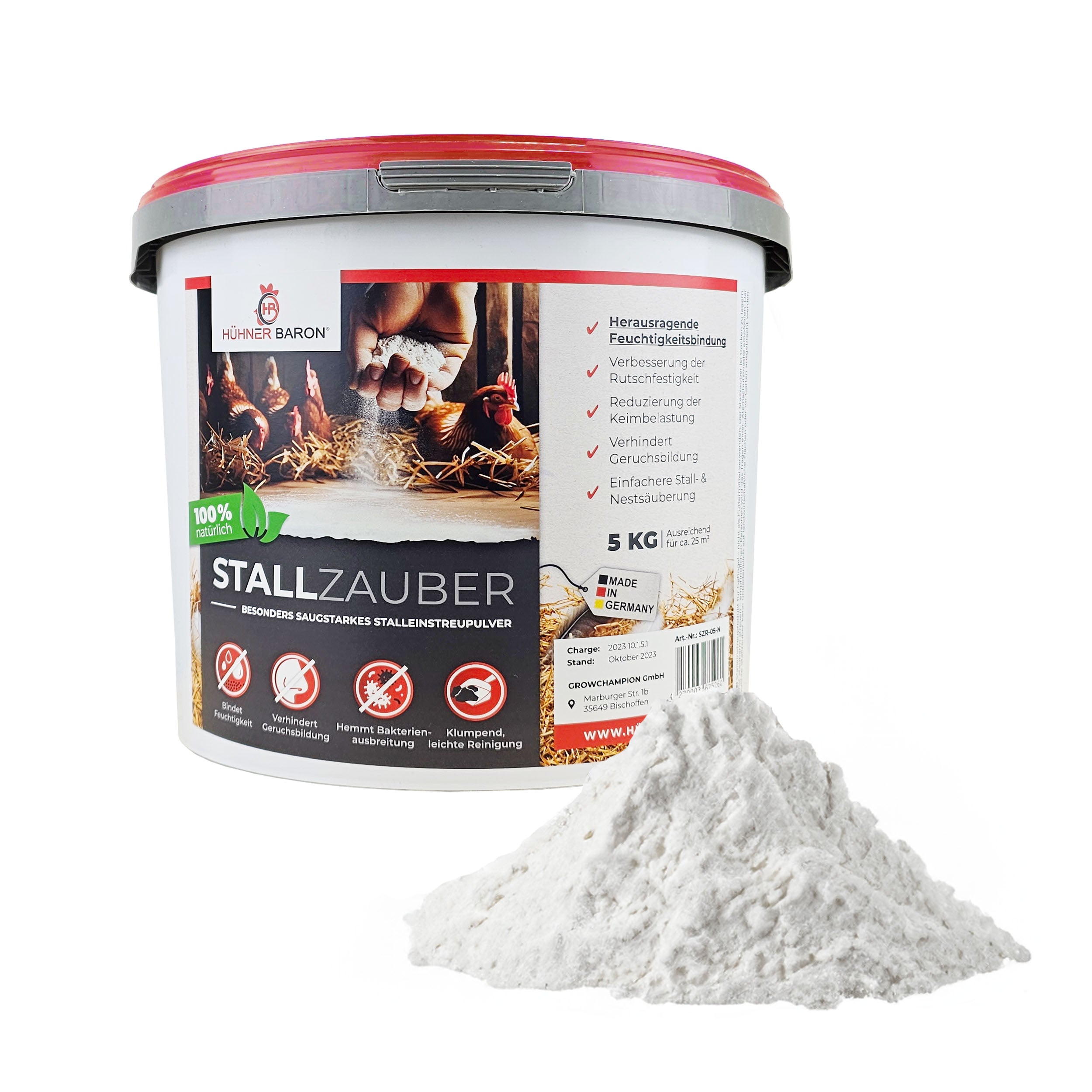 Stalleinstreupulver Stallzauber - 5 kg