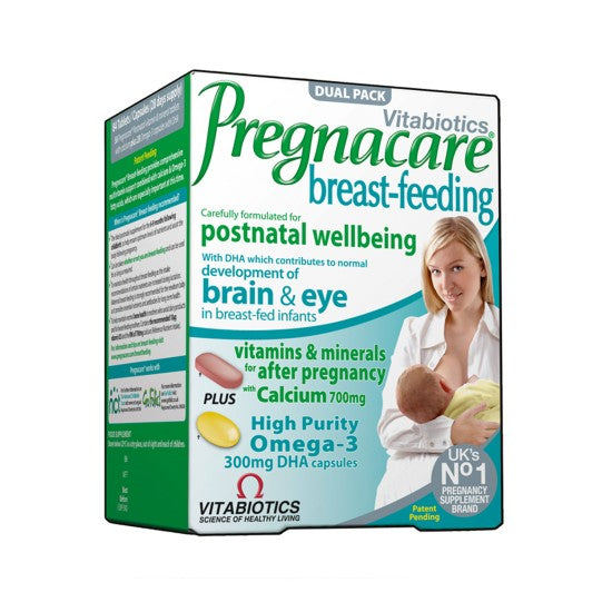 Vitabiotics Pregnacare Breastfeeding 56 Tablets 28 Capsules 800derma