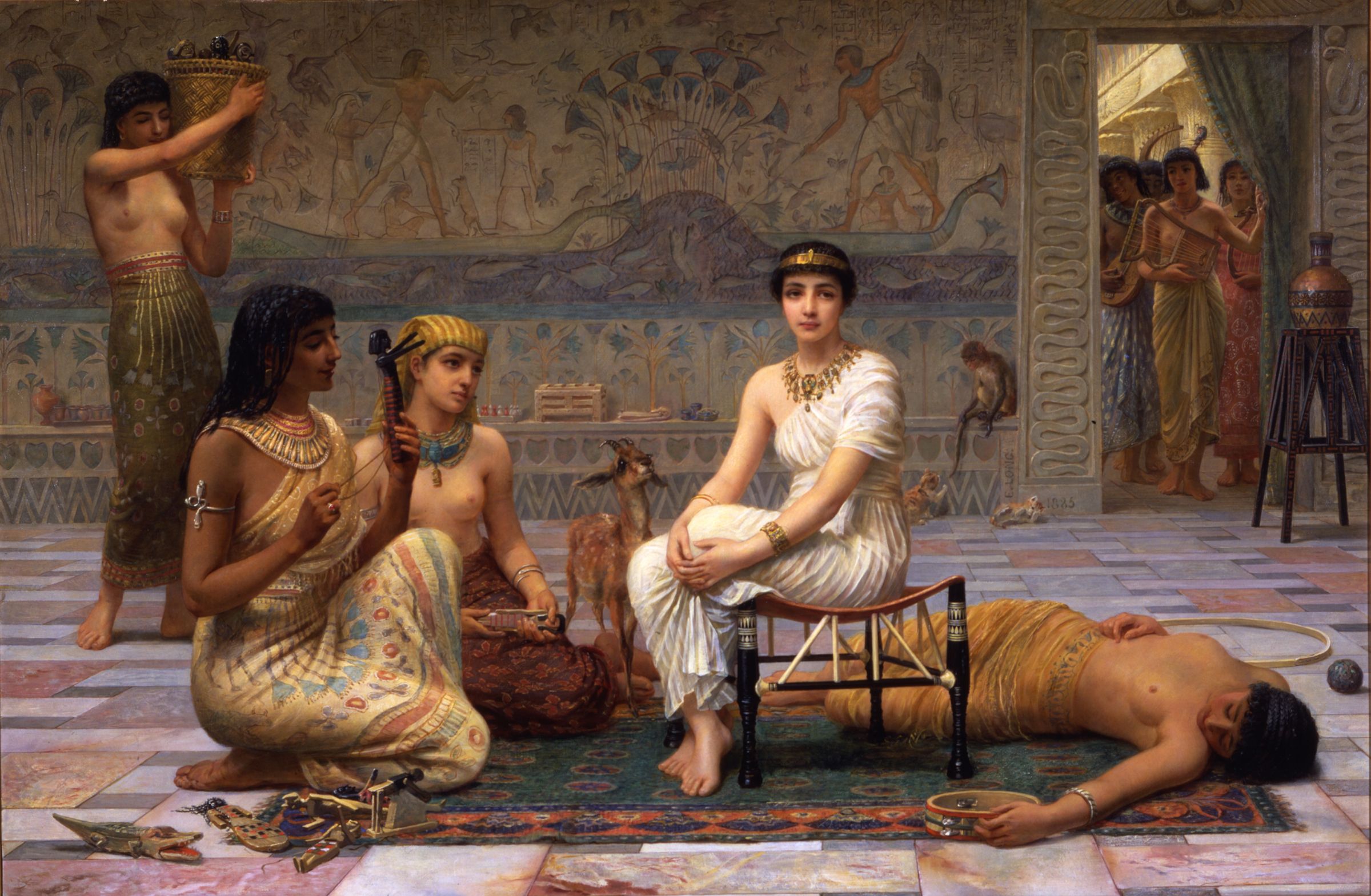 Woman Ancient Egyptian Alchemist Enjoying Herself