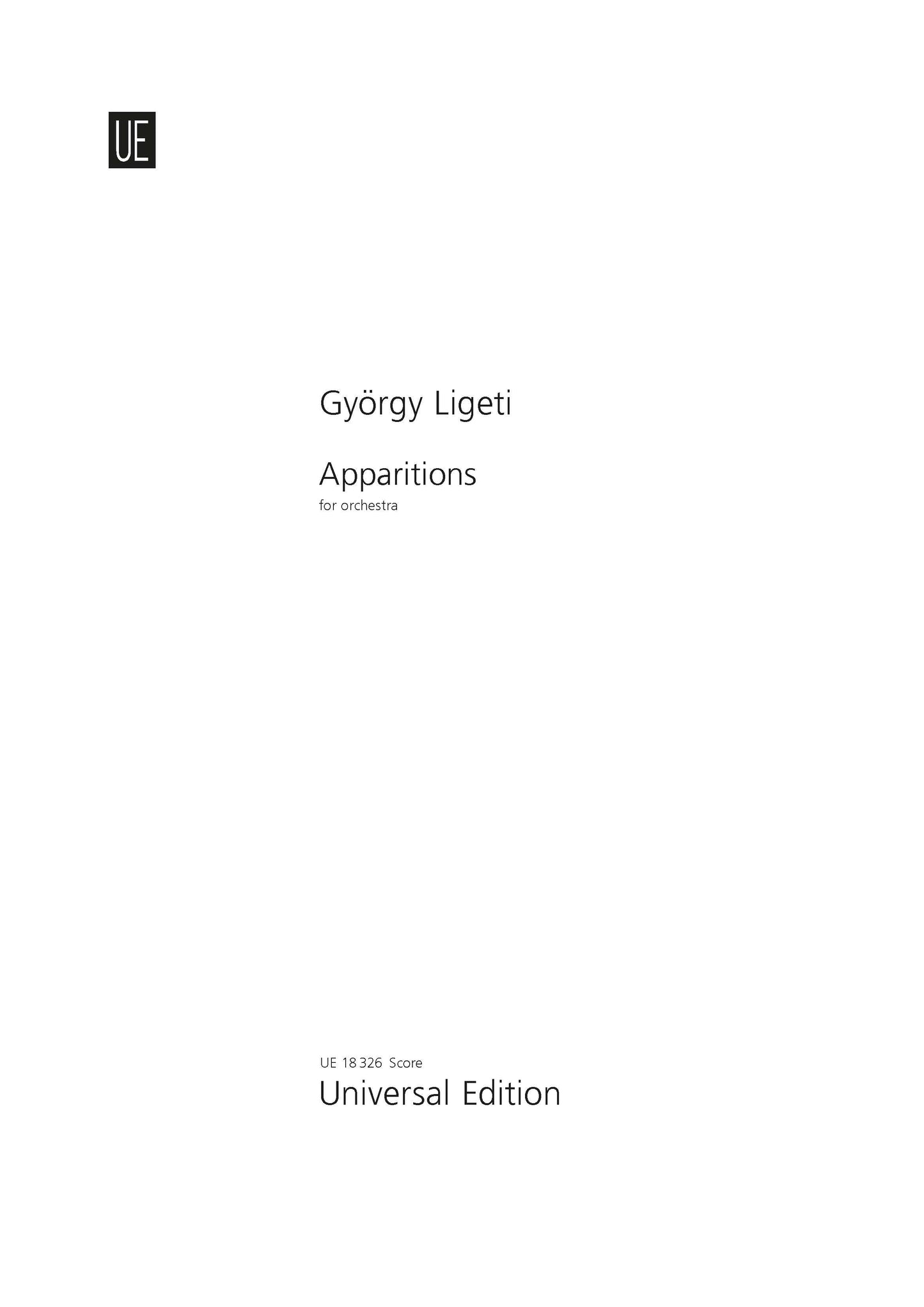 György Ligeti : PLATTE 1~5スコアーアート・デザイン・音楽