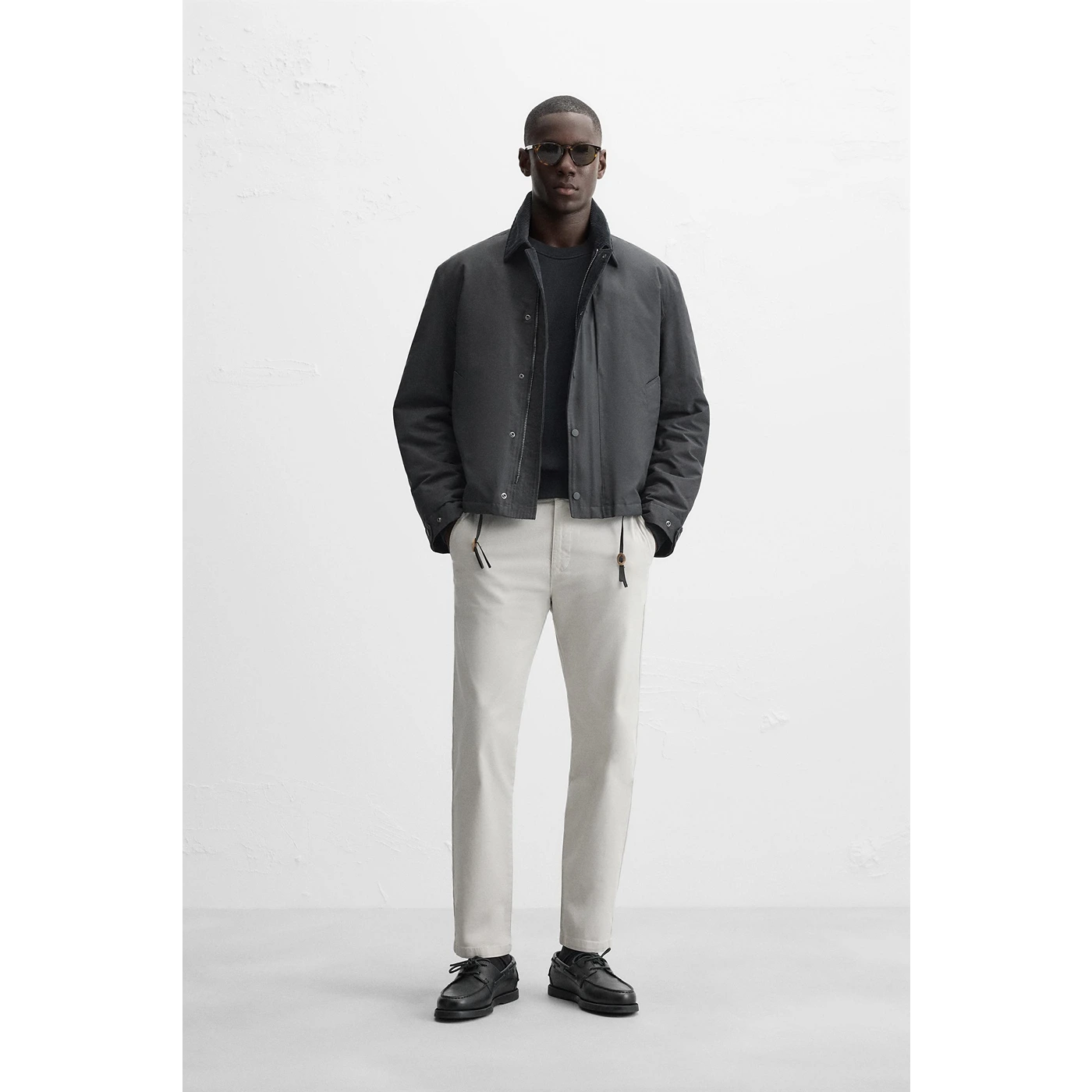 Grey Slim Fit Chinos