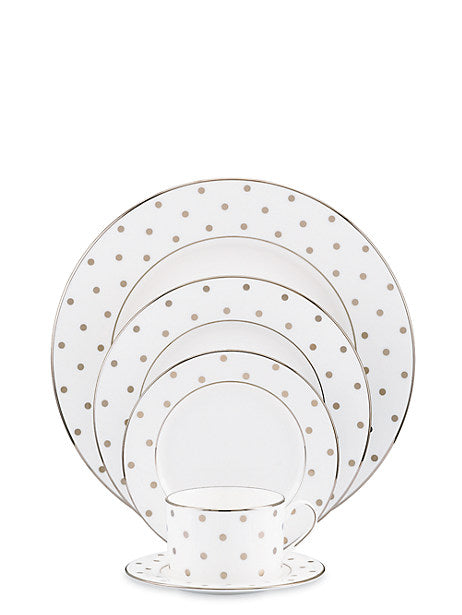 Kate Spade New York Larabee Road Platinum 5-piece Place Setting –  benandtournesol