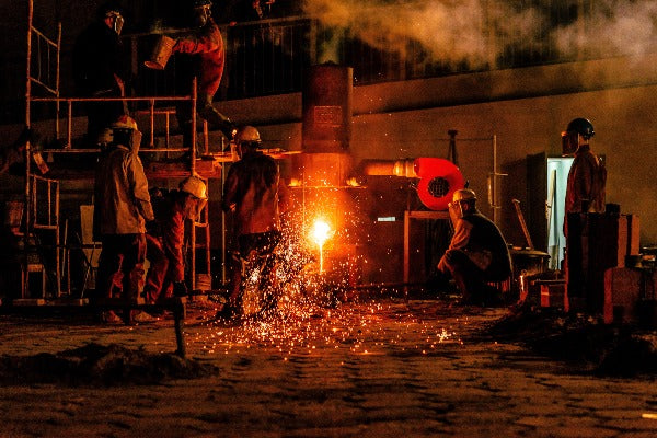 steel being made