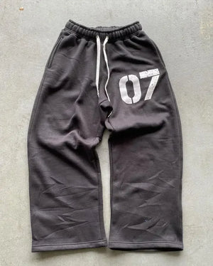 '07' Baggy Sweatpants - Luxandluxy