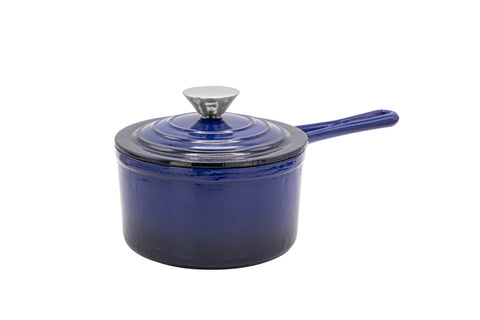 Enameled Cast Iron 5 Quart Dutch Oven with Lid - Blue – Eco + Chef Kitchen