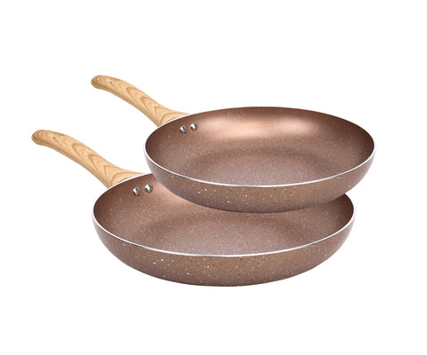 Buy Wholesale China Forged Frying Pan Cookware With Non-stick Coating And  Soft Touch Handles Rose Pink & Marble Cookware at USD 25.66