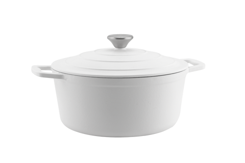 2 Quart Enameled Cast Iron Sauce Pan with Lid – Marketfleet Inc.