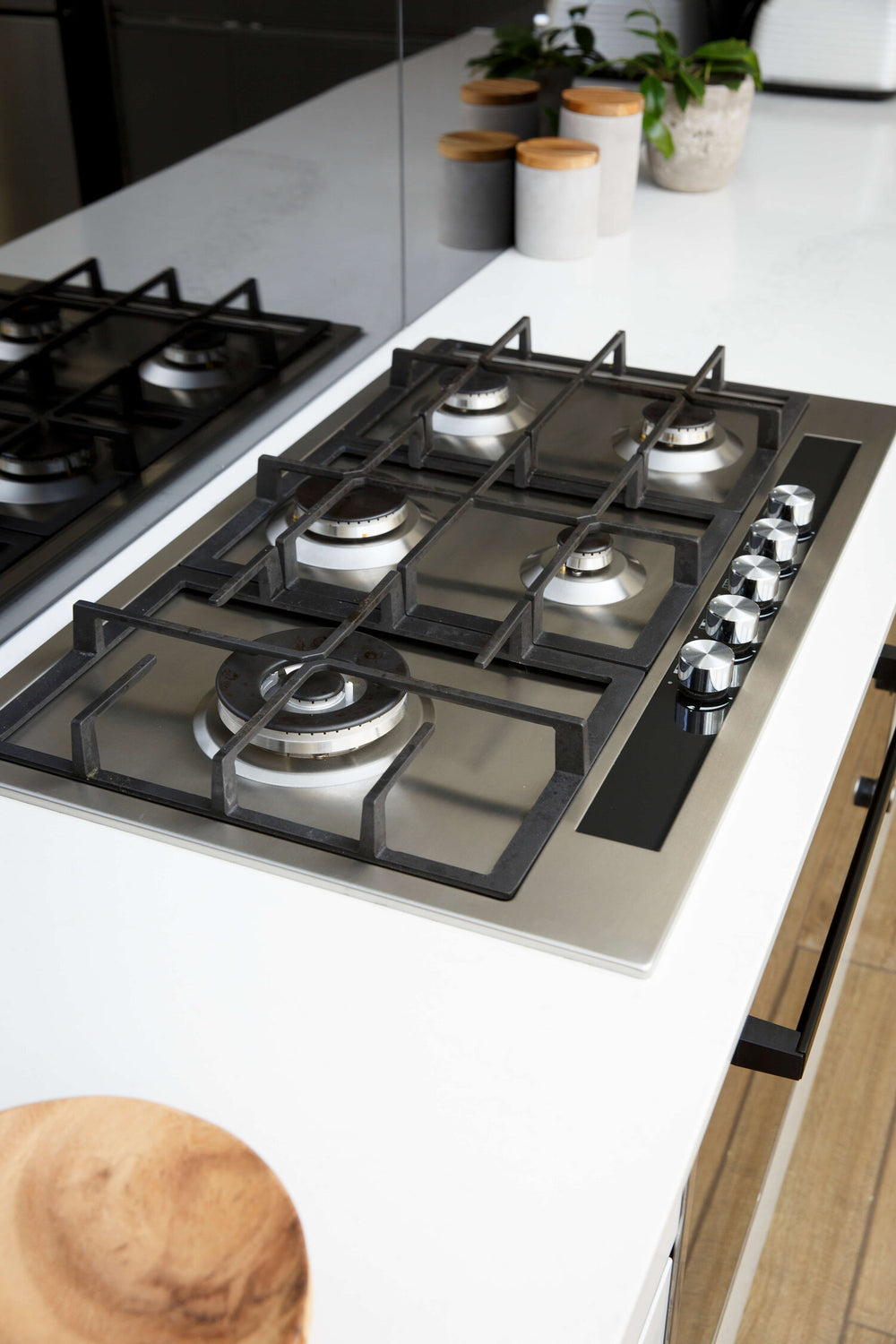 InAlto 90cm Gas Cooktop - with Wok Burner