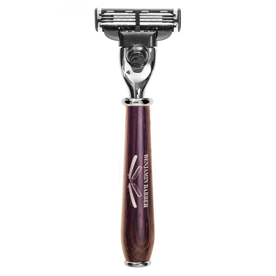 Benjamin Barber Nobel Mach3 Razor Wengé