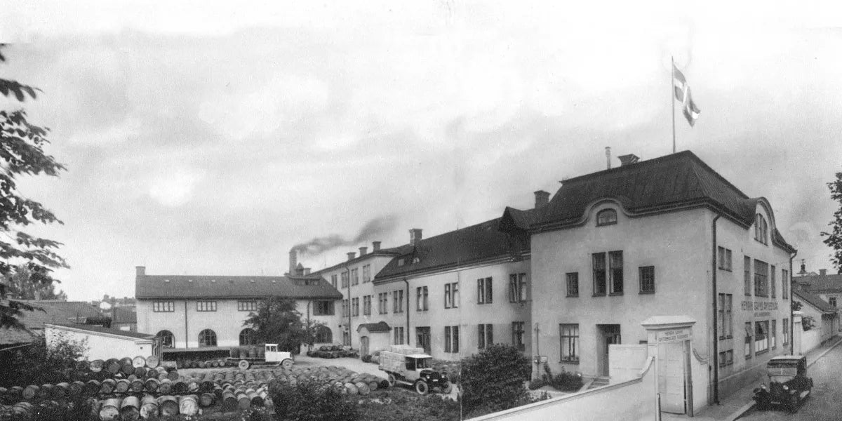 Gahns fabrik i Uppsala före 1914