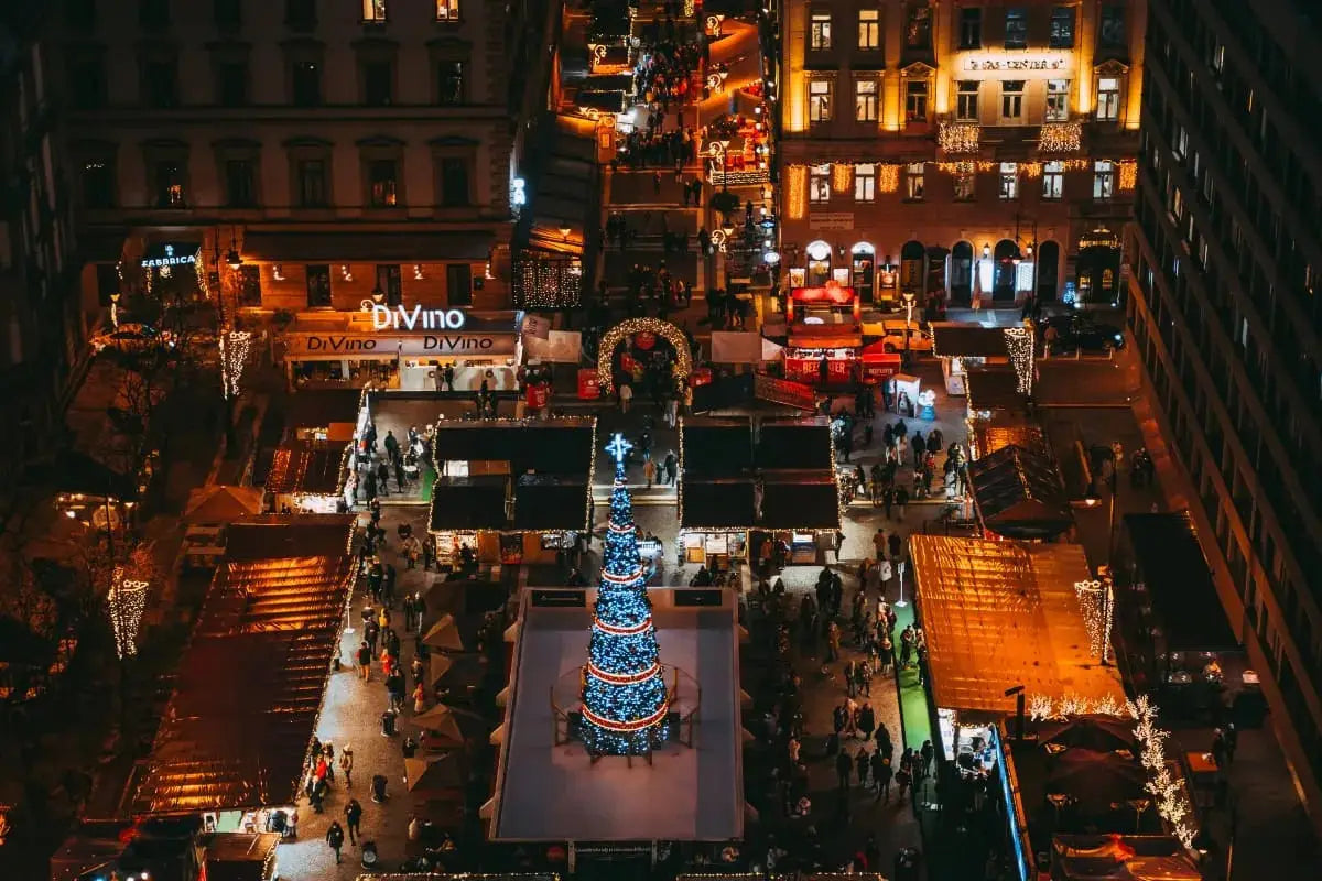 Julmarknad i Budapest