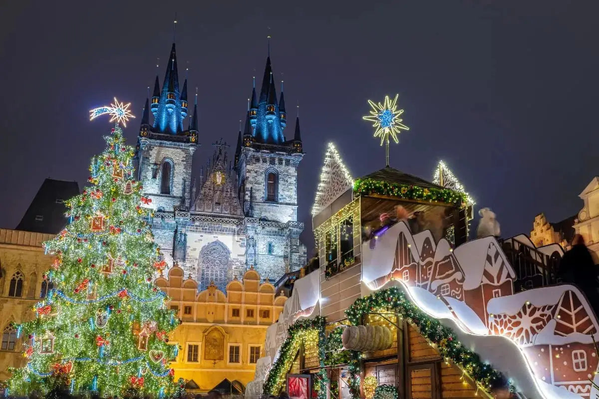 Julmarknad i Prag