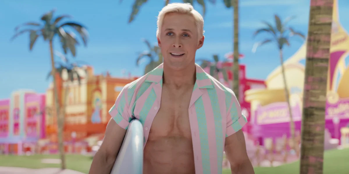 Ryan Goslings strandinspirerade frisyr för Beach Ken från filmen Barbie