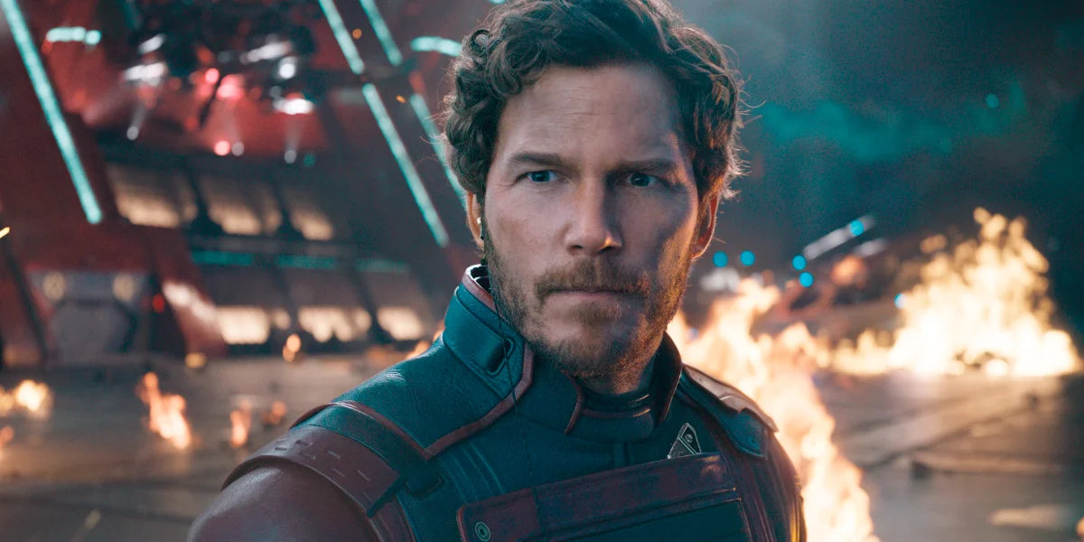 Även superhjältar som Star-Lord har glest och tunt skägg