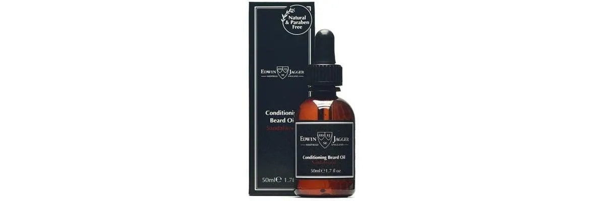 Test av Edwin Jagger Beard Oil Sandalwood