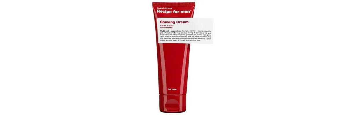 Test av Recipe for men Shaving Cream